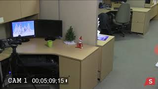 Elf on the shelf moving in office!! Omg