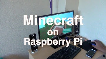 Minecraft running on raspberry pi B+
