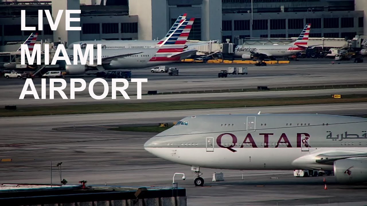🔴 LIVE Miami Airport Cam
