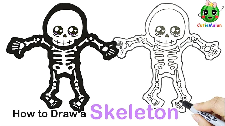 儿童简笔画万圣节骷髅☠️🎃How to Draw Cute Skeleton Easy|Halloween Art|Easy Drawings for kids西瓜宝宝学画画学英语儿童绘画教程 - 天天要闻