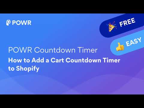 How to Add Cart Countdown Timer to Shopify in 3 Steps