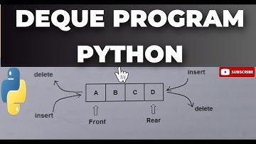 Python: DEQUE-Program | DataStructure