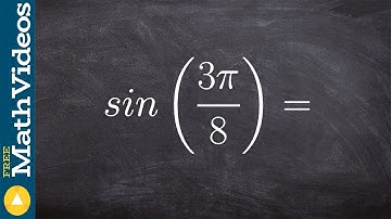 Evaluate the half angle in radians for sine