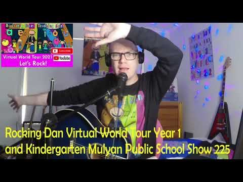 ⁣Rocking Dan Virtual World Tour Year 1 and Kindergarten Mulyan Public School Show 225