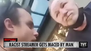 Racist Streamer Gets MACED By Man