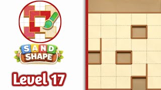 Sand shape level 17 gameplay walkthrough solution
