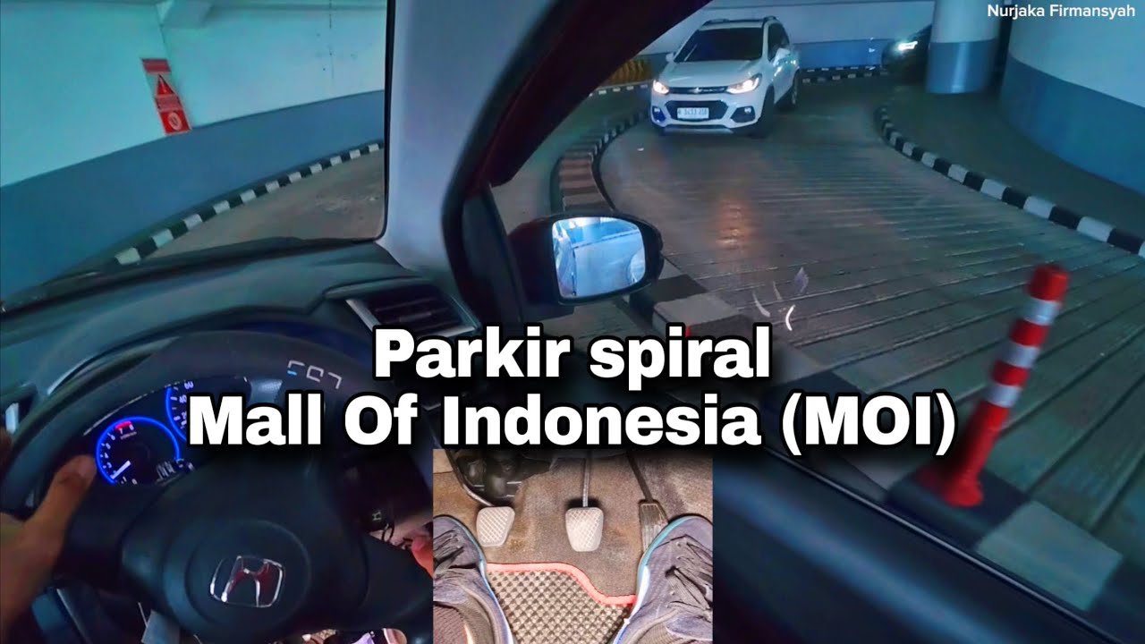 Panduan tutorial mobil manual parkir mall spiral 