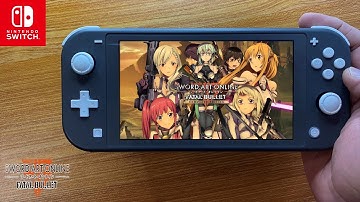Sword Art Online: Fatal Bullet Complete Edition Nintendo Switch Lite Gameplay