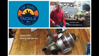 Daiwa 500C Ultra light fishing reel how to take apart and service