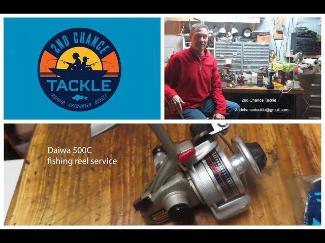 cleaning restoring daiwa spinning reel Daiwa 500C Ultra light fishing reel how to take apart and service