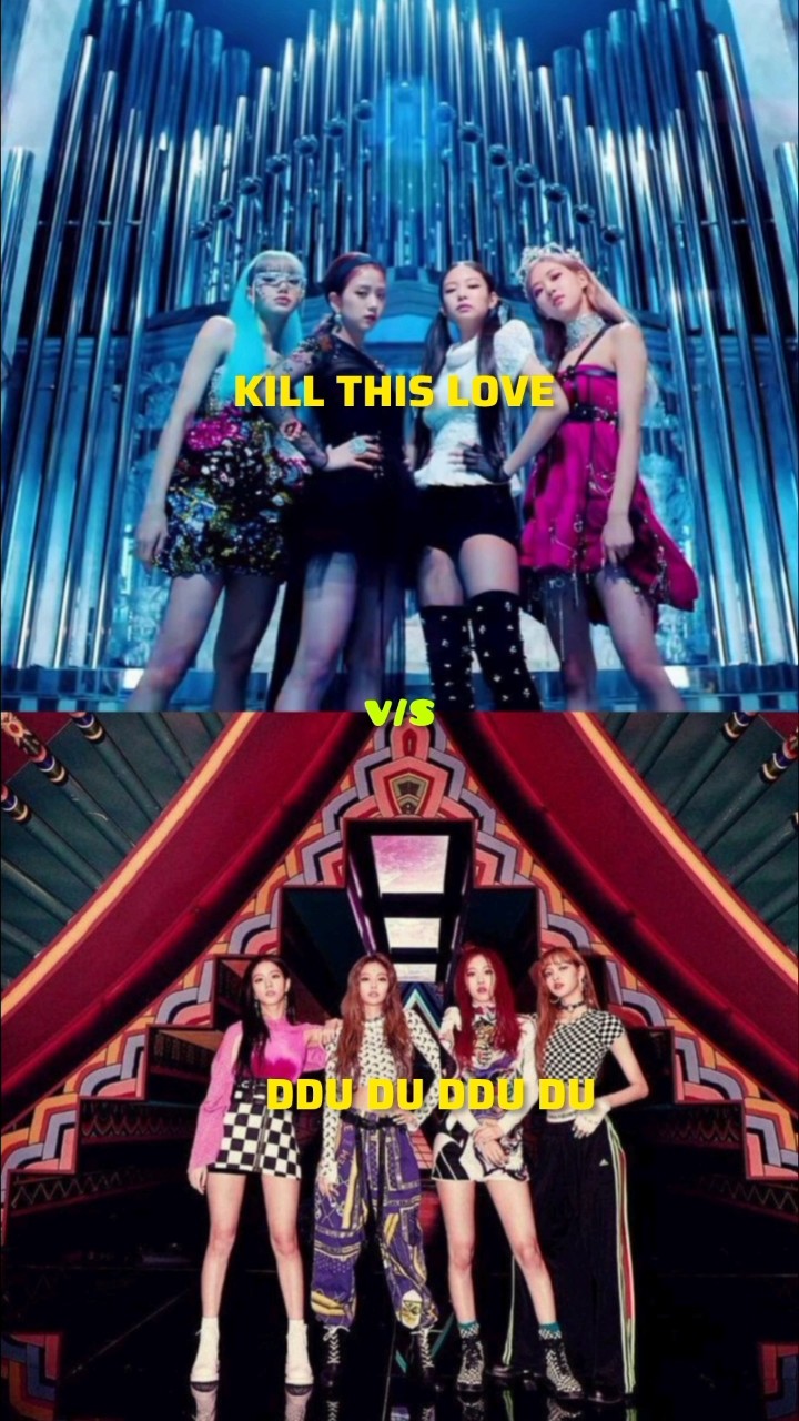 Which MV's ending part you like the most? K.T.L. vs Ddu Du Ddu Du #jisoo #jennie #lisa #rosé #shorts