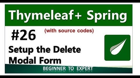 26 - Setup the Delete Modal