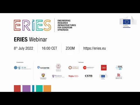 ERIES - Engineering Research Infrastructures for European Synergies - Webinar 8th July 2022