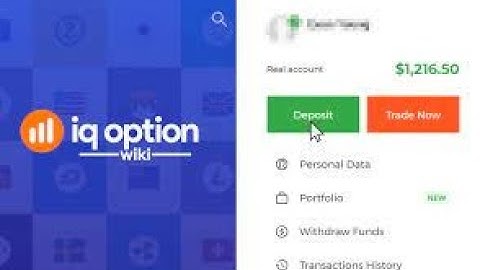 (IQ OPTION) MONEY DEPOSIT AND WITHDRAWAL