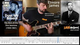 Elmore James Dust My Broom Guitar Solo With TAB