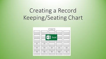 Creating a Record Keeping/Seating Chart in Excel