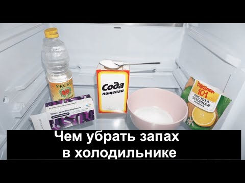 Как убрать запах из холодильника в домашних условиях быстро