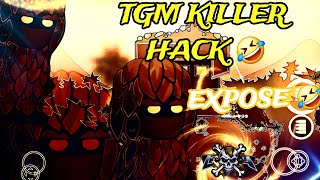 Exposing tgm leader 😂 using hack hitbox 😂😂