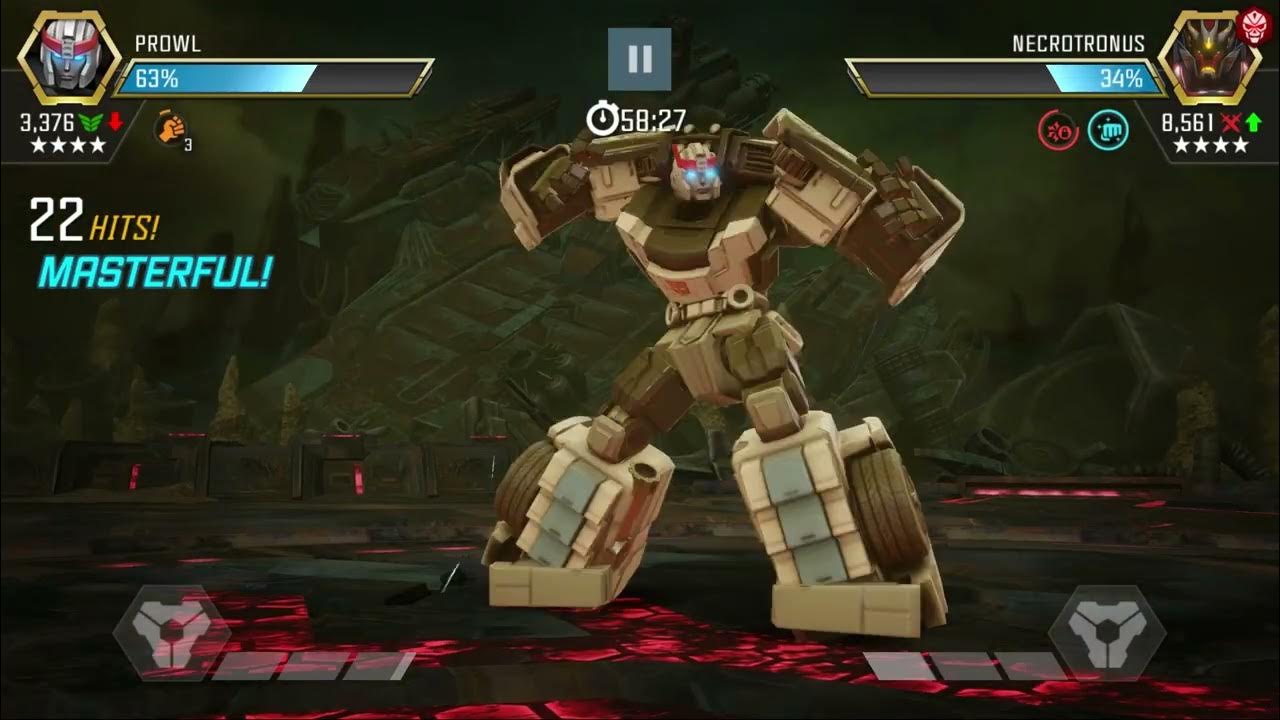 Prowl vs AM Necrotronus. Transformers to fight YouTube