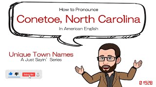 Conetoe, North Carolina | How to Say In American English | Just Sayin' Historian's Eye  MCMP | 01928