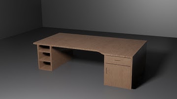 How to Make a Desk | Blender 2.82 Tutorial
