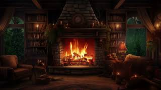 Calm Mind: Rain and Fireplace Melodies to Soothe Your Soul