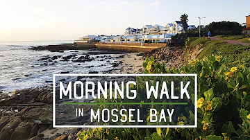 Scenic Virtual Walk in Mossel Bay with Nature Sounds - Garden Route, Western Cape, South Africa