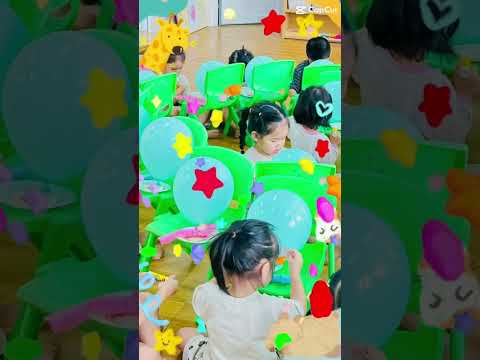 CÁC BÉ LỚP 3A1 THAM GIA HOẠT ĐỘNG TẠO HÌNH KHUÔN MẶT TRÊN QUẢ BÓNG