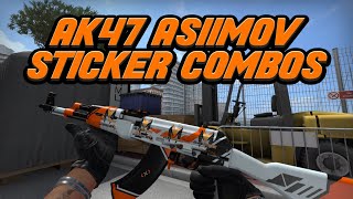 Best Sticker Combos for the AK Asiimov
