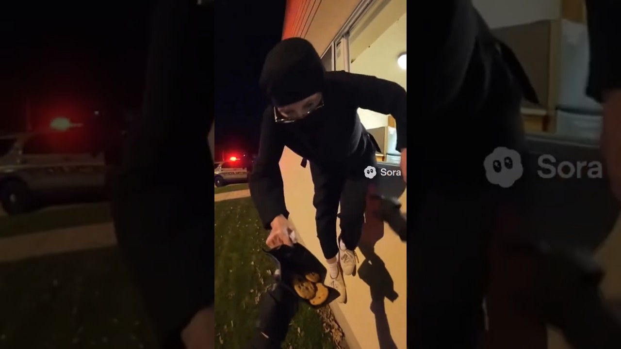 Grandma ninja stealing cookies! You won't believe what they did in this Body Cam Footage!