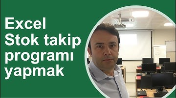 #Excel Stok takip programı yapmak -071.video | Ömer BAĞCI