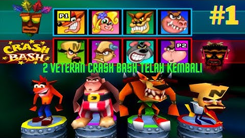 Crash Bandicoot and Rilla Roo are BACK!!! | Crash Bash (PS1) - Adventure Multiplayer [FHD] #1