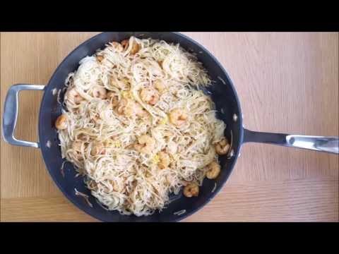 Prawns | Shrimp With Angel Hair Pasta | JazzyEnough