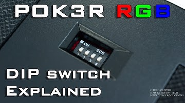 Vortex POK3R RGB DIP Switch Explained