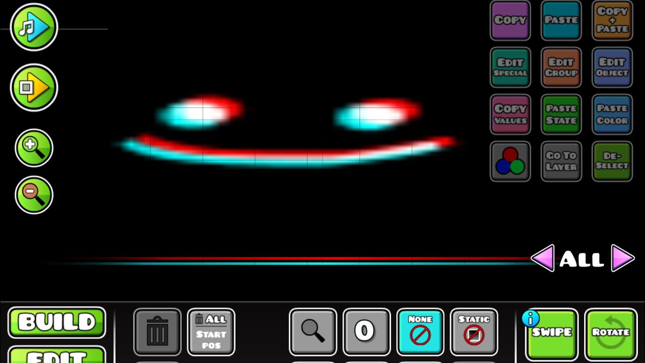 How to make a glitch effect in geometry dash - YouTube