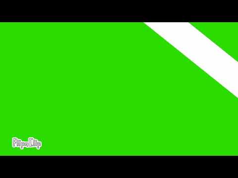White lines on green screen 
