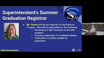 Superintendent's Summer Graduation Informational Meeting --- July 3, 2024