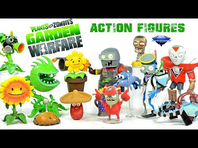 Diamond Select Toys Plants vs. Zombies Garden Warfare 2 Select - Weed vs.  Soldier Zombie - 6 in, 4 in 