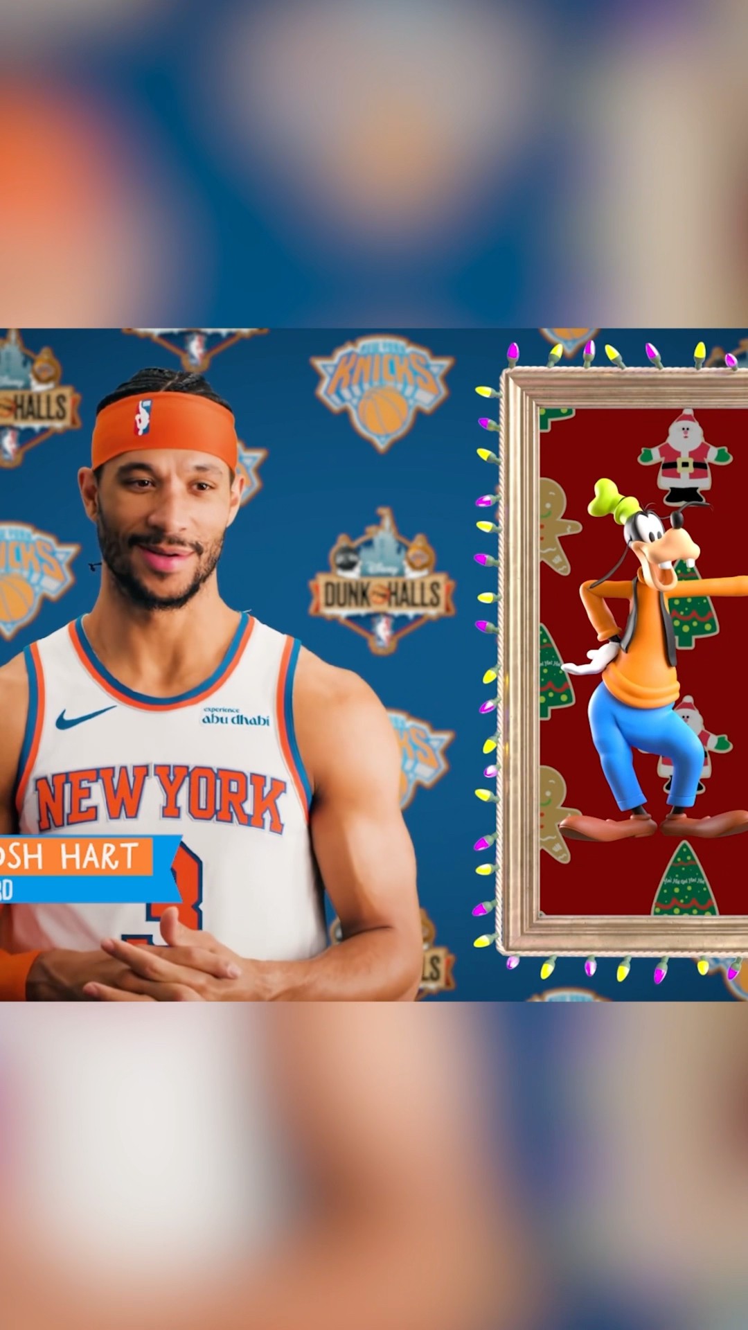 What Disney character would you choose to be your teammate? The Spurs and Knicks make their picks!