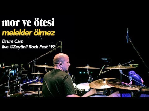 melekler ölmez (davul arkası) | live @ Zeytinli Rock Fest '19 - mor ve ötesi