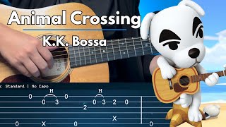 PDF Sample Animal Crossing - K.K. Bossa guitar tab & chords by Shy Guy Guitar.