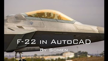 F-22 in AutoCAD