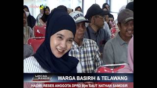 Reses Hari ke-4 Masa Sidang I 2026, Saut Nathan Samosir Serap Aspirasi Warga Telawang dan Basirih