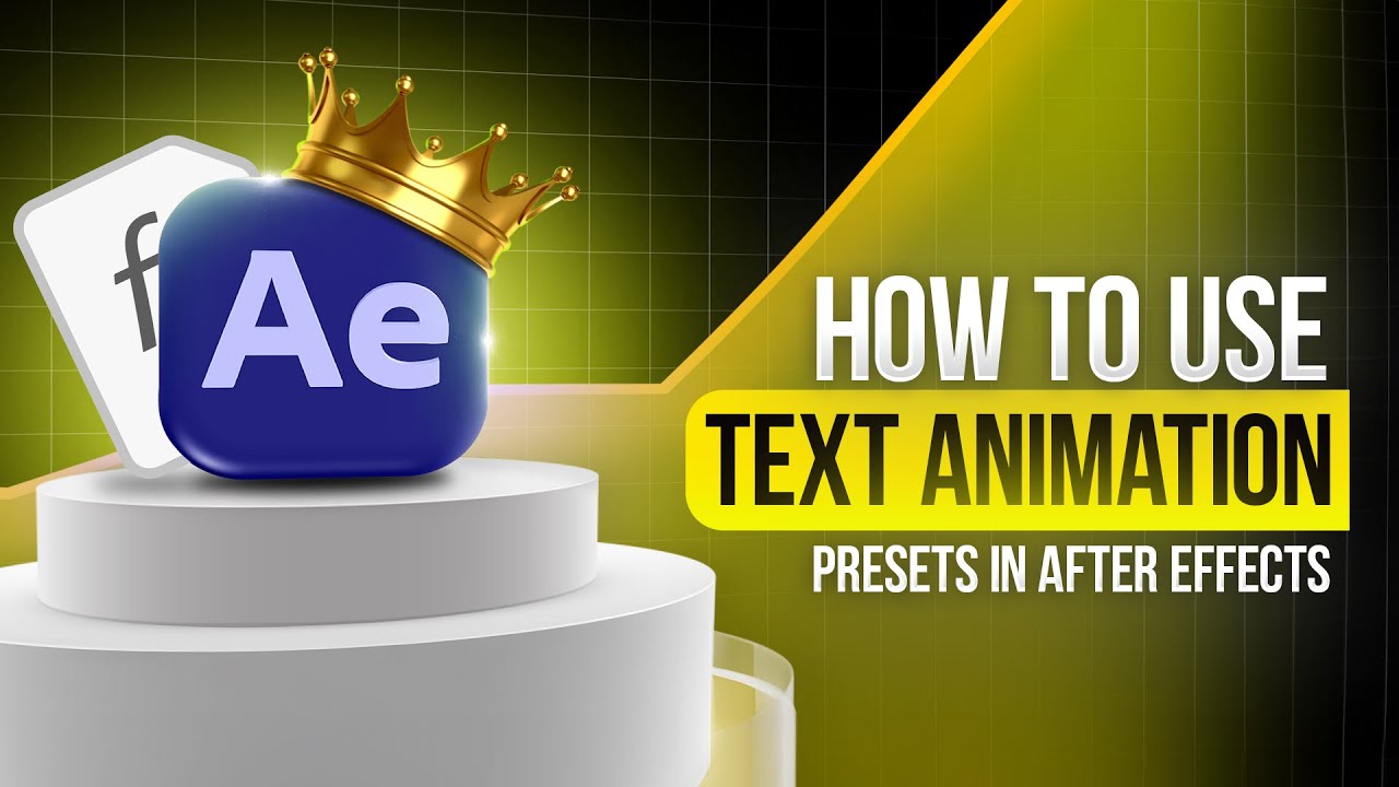 Master Text Animation Presets in After Effects | Quick & Easy Tutorial ...