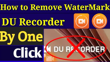 Remove Du recorder watermark Easily 2020 #TechnicalJ