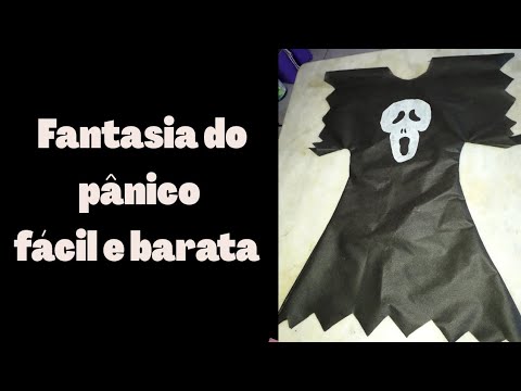 Fantasia Panico Feminina Halloween