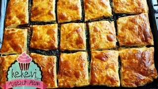 Ispanaklı Börek (Kolay El Açması Kat Kat Börek) | Ayşenur Altan Yemek Tarifleri