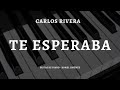 Carlos Rivera - Te Esperaba (- 1 tono)(Acoustic Base / Piano / Karaoke / Playback / Instrumental)