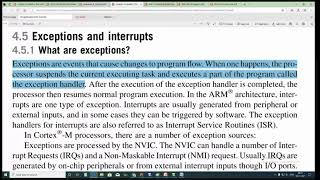 ARM Exceptions & Interrupts,  WDT, BOD as NMI, Divide-by-Zero Exception, Comparison with 8051