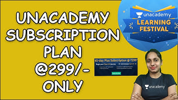 Unacademy 45 days Plus Subscription in just Rs. 299/- | MATHSBYSHWETA